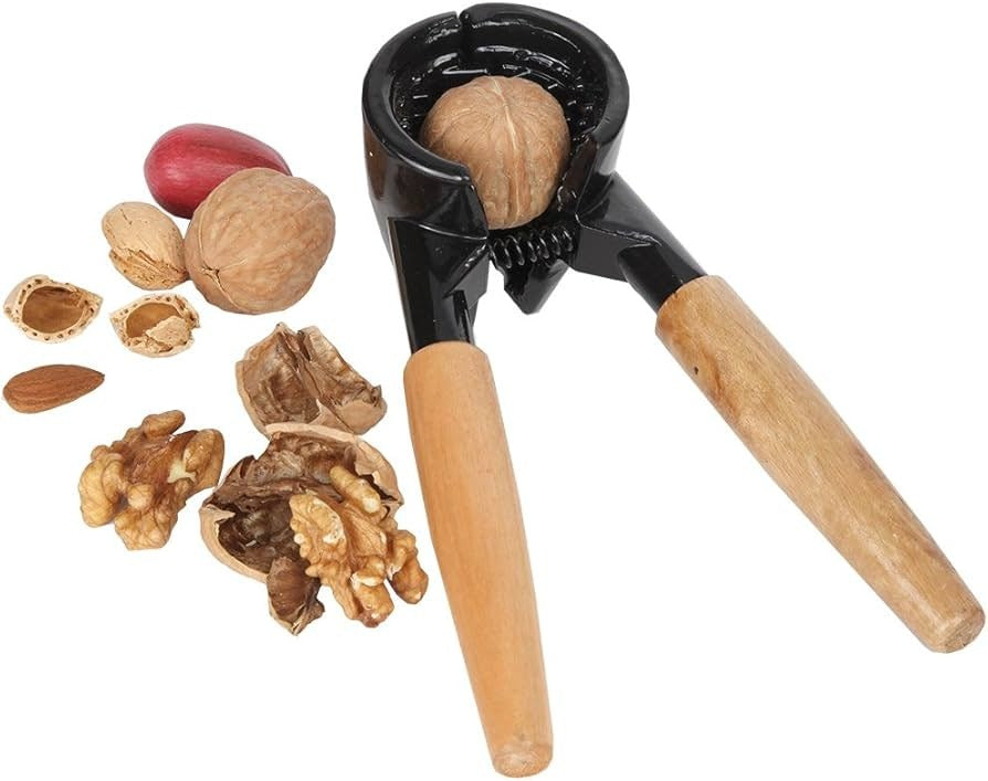 Elegant Walnut Cracker Tool β Premium Wooden Handle for Nuts