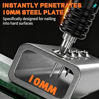 Concrete Nail Gun Kit with 50pcs Nails