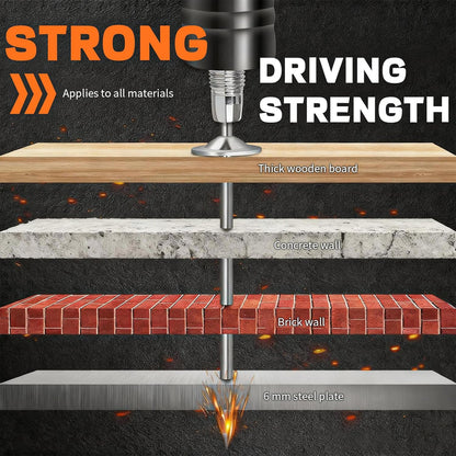 Concrete Nail Gun Kit with 50pcs Nails